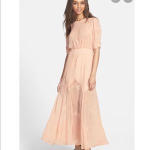 June & Hudson - Embroidered Maxi dress - brand new